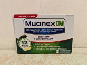 NEW MUCINEX DM EXPECTORANT & COUGH SUPPRESSANT