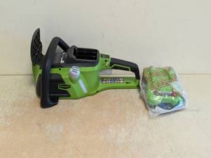 GREENWORKS ELECTRIC CHAINSAW