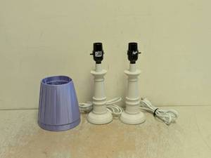 MINI TABLETOP LAMPS WITH SHADECOVER 2PK
