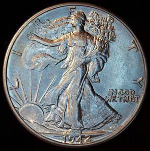 AUAU 1942-P Walking Liberty Half Dollar