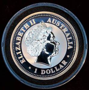 MS++ 2004 Australia 1oz .999 Silver Lunar Year of the Monkey $1