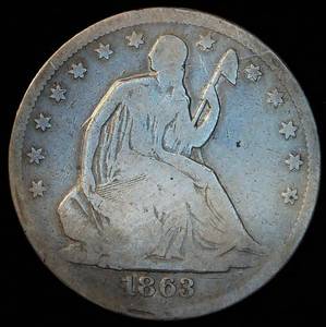 1863-P Seated Liberty Half Dollar