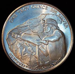 1oz .999 Silver NW Territorial Mint Round