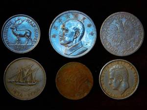(6) Tougher Find World Coins