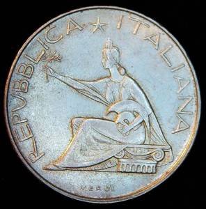 XF 1961-R Italy Silver 500 Lire, Unification Centennial Commemorative, Original Surfaces
