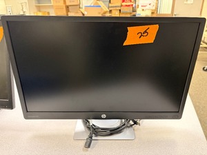 2 HP COMPUTER MONITORS  22 AND 24