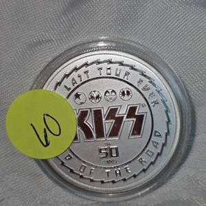 2023 Kiss, 1 oz Silver Round