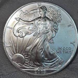2003 American Silver Eagle, UNC