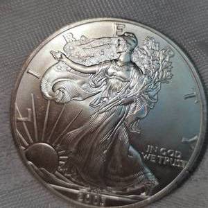 2007 American Silver Eagle, UNC