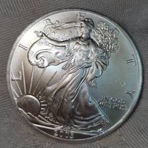 2008 American Silver Eagle, UNC