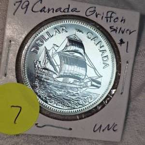 1979 Canada Silver Griffon $ UNC