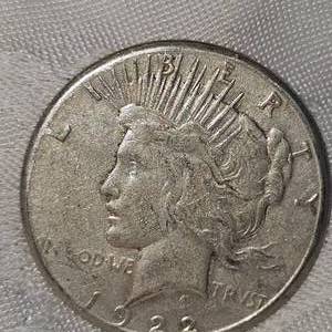 1022s Peace Dollar $1