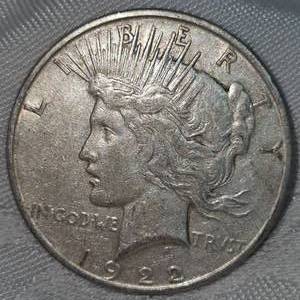 1922 D Peace Dollar $1