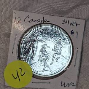 2012 Canada Silver $1 UNC