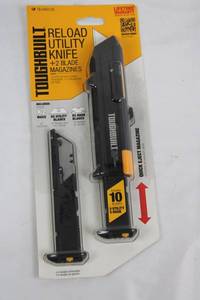 TOUGHBUILT TB-H4S2-03 Reload Utility Knife & 2 Blade Magazines