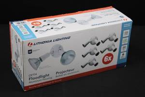 Lithonia Lighting OFTH Floodlight Security Light - 6-Head Aluminum Housing