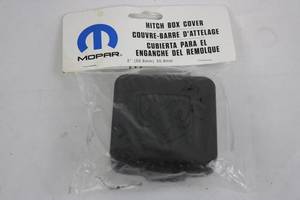 Mopar Hitch Box Cover & 2-Inch Hitch Receiver Plug with Ram Logo (Lot of 2)