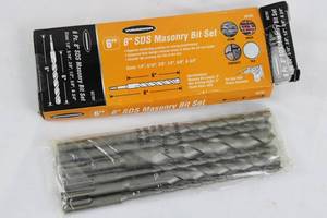 Warrior 6 PC 8 SDS Masonry Bit Set