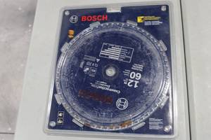 Bosch Construction Cuts Circular Saw Blade - 60-Tooth Carbide (C4) Rust, Used