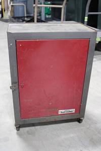 Tool-Locker Pegboard Cabinet on Casters
