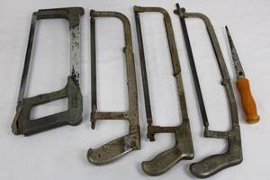 Lenox Hackmaster Hacksaw Frames - Assorted Vintage Metal Frame Saws