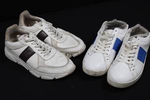 Aldo White Leather Sneakers (Lot of 2)