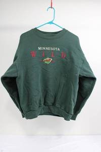 Minnesota Wild Logo Athletic Sweatshirt - Crewneck with Team Emblem Patch