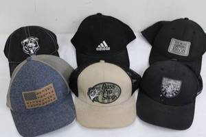 Adidas, Bass Pro Shops & Thorne Bros Hats (Lot of 6)