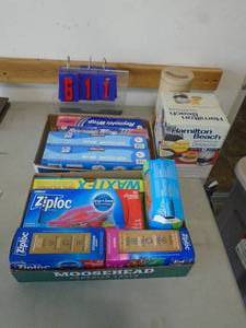 2 flats of kitchen items. As shown. CASH ON SITE ONLY. PICKUP IS TUESDAY MAY 19TH FROM 11 AM TO 4 PM. REGARDLESS WHAT THE SCHEDULE STATES.
