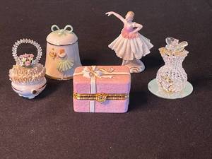 The San Francisco Music Box Company Ballet Dancer Figurine - Pink Net Dress