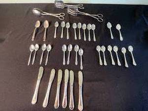 Duchess Silver Plate Flatware Set - England Assorted Spoons and Serving Pieces