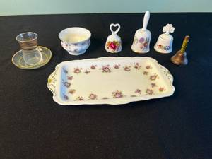 Royal Albert Cottage Rose Fine Bone China Platter - 1966 - Handmade in Galway, Ireland & More