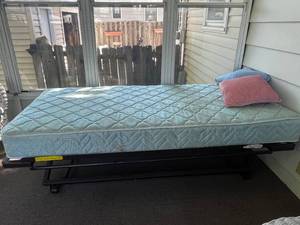 Adjustable Hospital Bed Frame with Mattress