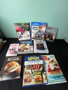 Cookbook & Craft Book Lot - Taste of Home, Spam, PowerXL & More