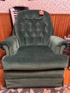 Green Tufted Upholstered Chair - chair only