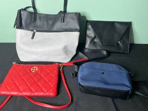 Iman, Hkwip & Two Other Handbags Mixed Lot (Lot of 4)