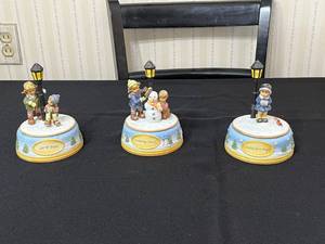 Goebel Berta Hummel Holiday Happiness Music Box Collection