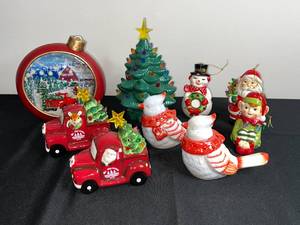 Christmas Tree Farm Ornament Figurines