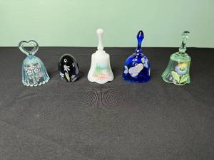 Fenton Hand-Painted Glass Bells & Ornaments - Assorted Colors