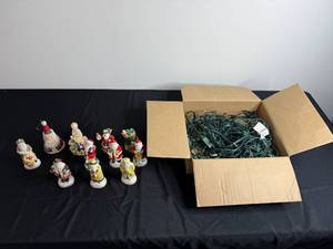 Vintage Santa Claus Porcelain Figurines Lot - England, Russia, Hungary, Holland, Belgium