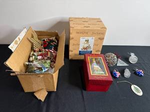 Jim Shore Heartwood Creek & Waterford Christmas Ornaments - Assorted Holiday Decorations