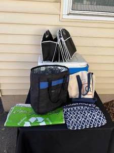 Igloo Cooler & Rachael Ray Reusable Bags