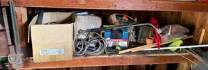 Mixed Garden Tool and Sprinkler Parts Lot with 30 Edging