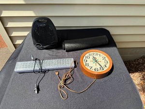 Bell & Howell Light Bar Deluxe Rechargeable LED Lamp, Clock & More