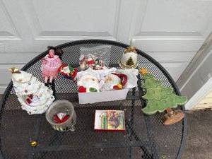 Christmas Decor Assortment - table not inc