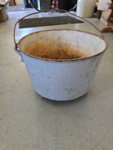 Enameled Cast Iron Cauldron or Pot
