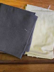 Dark Gray and Off White Heavy Duty Fabric