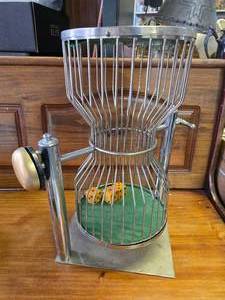 Vintage Chuck-A-Luck Gambling Game Birdcage Tumbler
