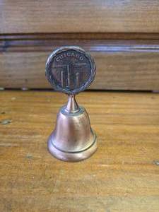 Pewter Bell, Vintage Chicago Souvenir