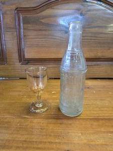 Morton, MN Souvenir Glass- Brainard Bottling Works Soda Bottle